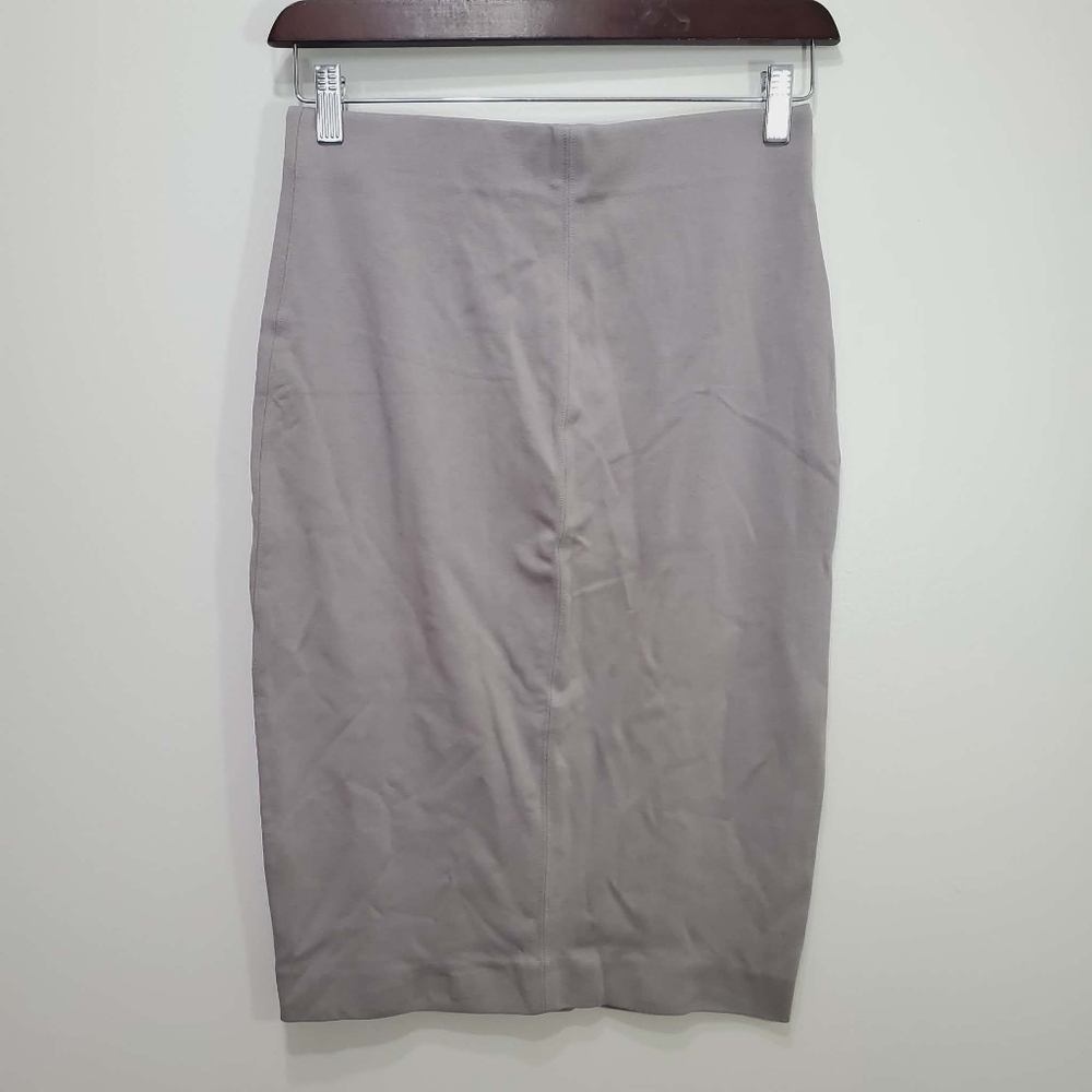 Wilfred Aritzia Bodycon Pencil Lis Skirt Heather Grey White